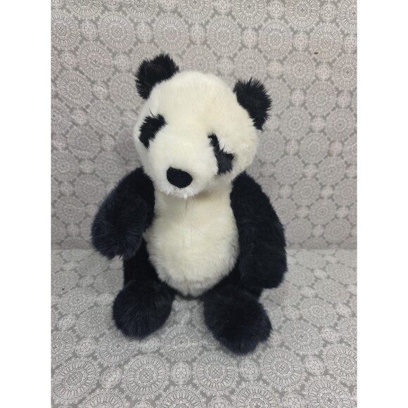 12" Gund Soft Panda Plush Stuffed Animal Toy Black & White Bei‎ Bei Decor Cuddle - Picture 1 of 10